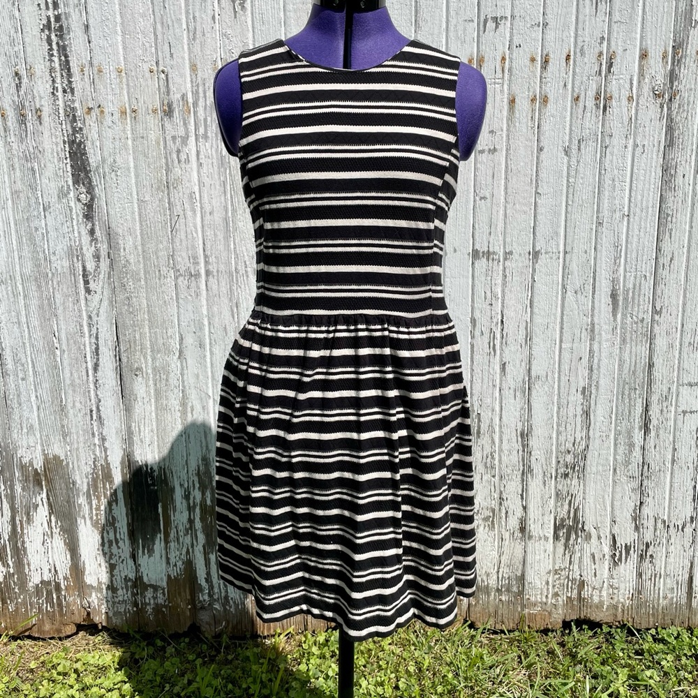 Jcrew stripped mini dress
